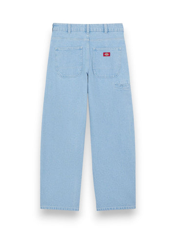 Dickies 957 Loose Tapered Work Je - Jeans Donna - Denim Chiaro
