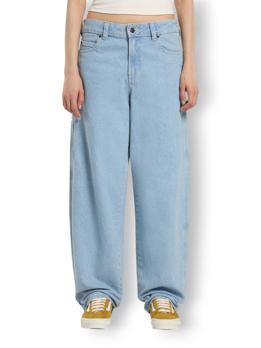 Dickies 957 Loose Tapered Work Je - Jeans Donna - Denim Chiaro