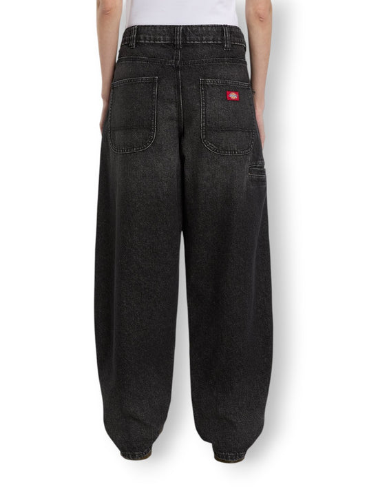 Dickies 957 Loose Tapered Work Je - Jeans Donna - Nero