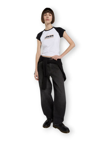 Dickies 957 Loose Tapered Work Je - Jeans Donna - Nero