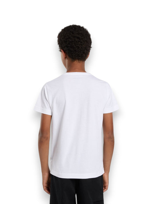 Dickies Kids Camp Graphic Tee White - T-Shirt Bambino - Bianco