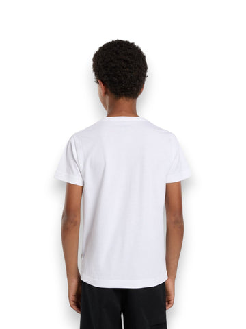 Dickies Kids Camp Graphic Tee White - T-Shirt Bambino - Bianco