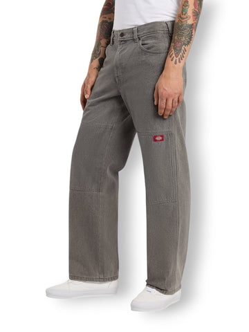 Dickies Double Knee Loose Straight - Jeans Uomo - Grigio