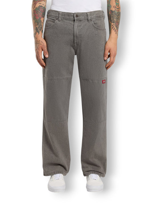 Dickies Double Knee Loose Straight - Jeans Uomo - Grigio