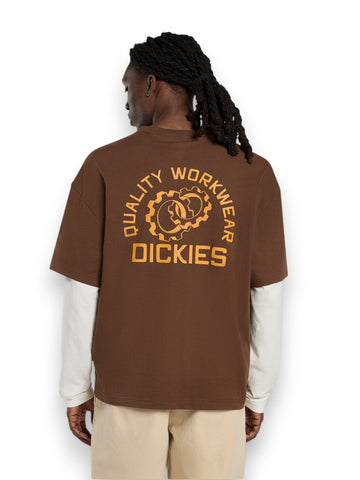 Dickies Payson 2fer Tee - T-Shirt Uomo - Marrone