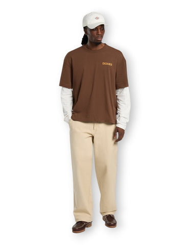 Dickies Payson 2fer Tee - T-Shirt Uomo - Marrone