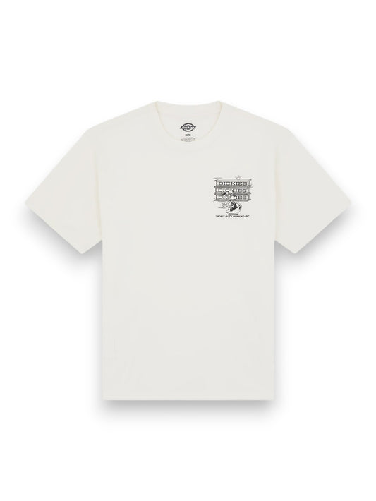 Dickies Lynndyl Ss Tee - T-Shirt Uomo - Panna
