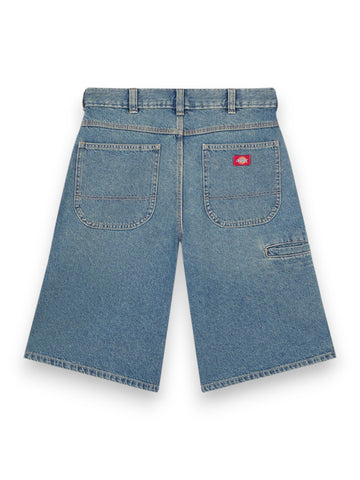 Dickies 958 13 Inch Loose Short J Khaki Tntd - Shorts Uomo - Denim