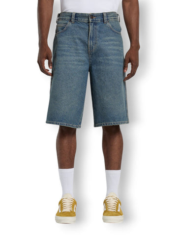 Dickies 958 13 Inch Loose Short J Khaki Tntd - Shorts Uomo - Denim