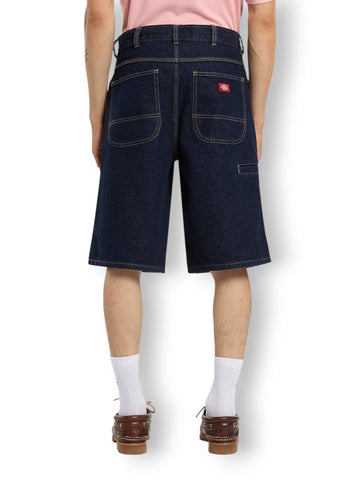 Dickies 958 13 Inch Loose Short J Rinsed - Shorts Uomo - Denim Scuro
