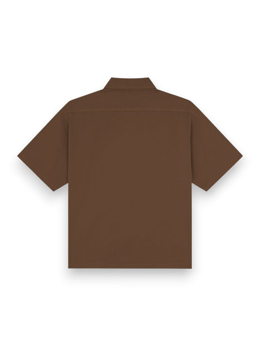 Dickies 247 Gd Work Shirt Ss - Camicia Uomo - Marrone