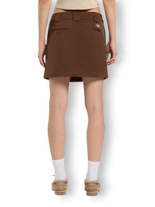 Dickies Union Wrap Skirt - Gonne Donna - Marrone