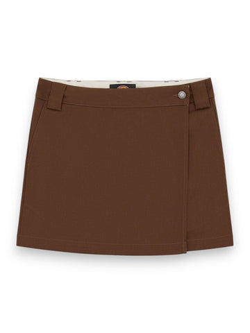 Dickies Union Wrap Skirt - Gonne Donna - Marrone