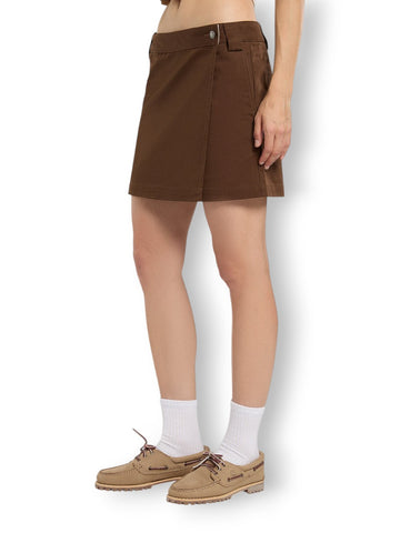 Dickies Union Wrap Skirt - Gonne Donna - Marrone