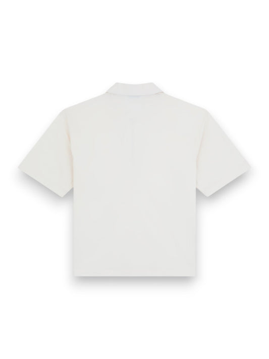Dickies Cadiz Qz Shirt Ss Egret - Camicia Uomo - Panna