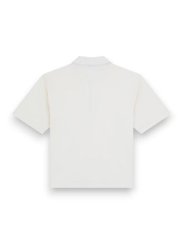 Dickies Cadiz Qz Shirt Ss Egret - Camicia Uomo - Panna