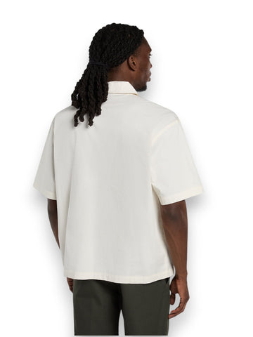 Dickies Cadiz Qz Shirt Ss Egret - Camicia Uomo - Panna