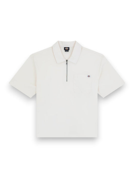 Dickies Cadiz Qz Shirt Ss Egret - Camicia Uomo - Panna