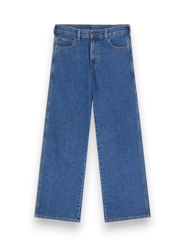 Dickies 958 Baggy Straight Work Jeans - Jeans Uomo - Denim Medio
