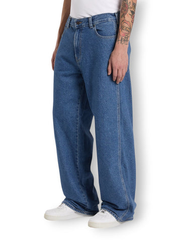 Dickies 958 Baggy Straight Work Jeans - Jeans Uomo - Denim Medio