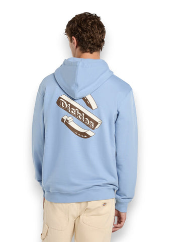Dickies Thornville Hoodie Endless Sky - Felpe Uomo - Celeste