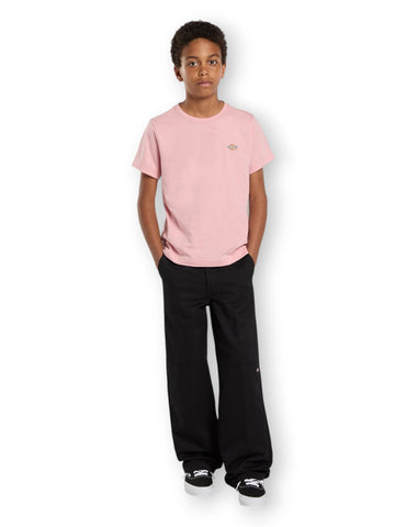 Dickies Youth Mapleton Tee Bridal Rose - T-Shirt Bambino - Rosa