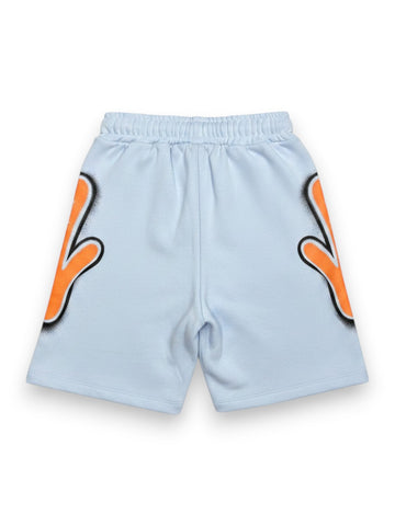 Disclaimer Shorts Bambino - Celeste