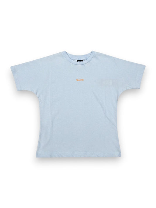 Disclaimer T-Shirt Bambino - Celeste