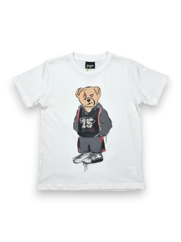 Disclaimer T-Shirt Bambino - Bianco