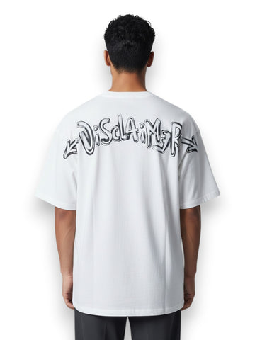 Disclaimer T-Shirt Uomo - Bianco