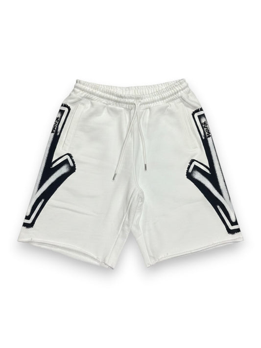 Disclaimer Shorts Uomo - Bianco