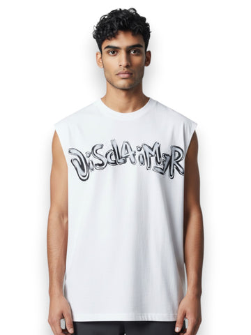 Disclaimer T-Shirt Uomo - Bianco