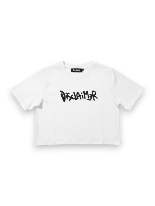 Disclaimer T-Shirt Donna - Bianco