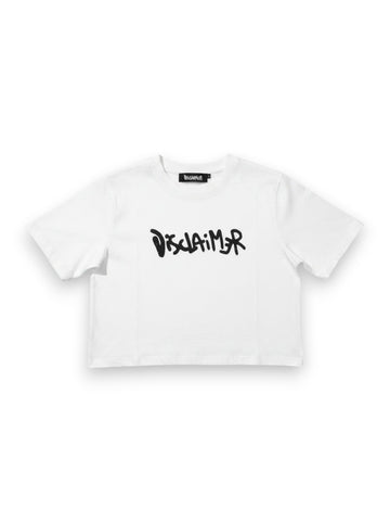 Disclaimer T-Shirt Donna - Bianco