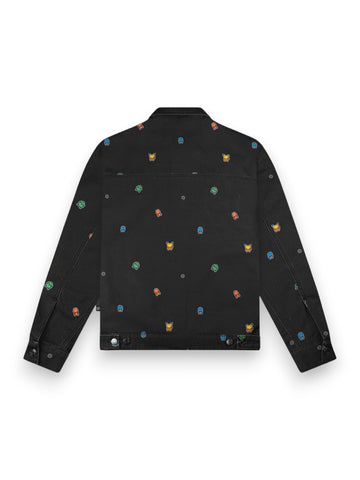 Dolly Noire Starter Pattern Loose Jacket - Capospalla Uomo - Nero
