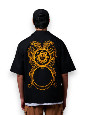 Dolly Noire Asso Di Denari - Outline Shirt - Nero