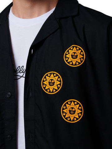 Dolly Noire Asso Di Denari - Outline Shirt - Nero