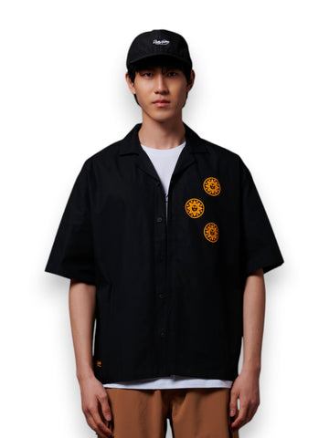 Dolly Noire Asso Di Denari - Outline Shirt - Nero