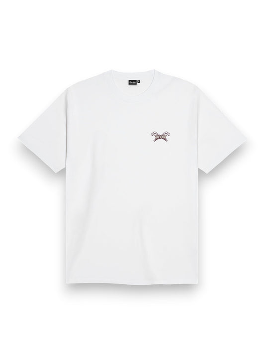 Dolly Noire Hockey Cyborg Tee - T-Shirt Uomo - Bianco