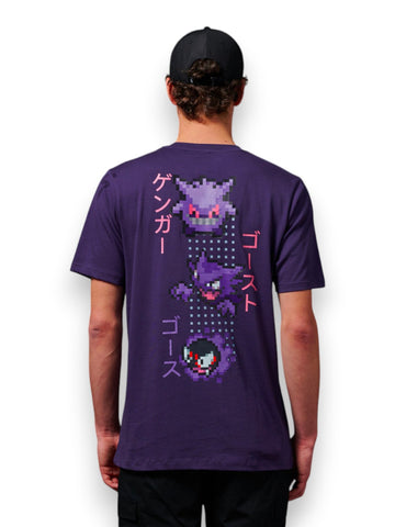 Dolly Noire Gengar Evolution Tee - T-Shirt Uomo - Viola