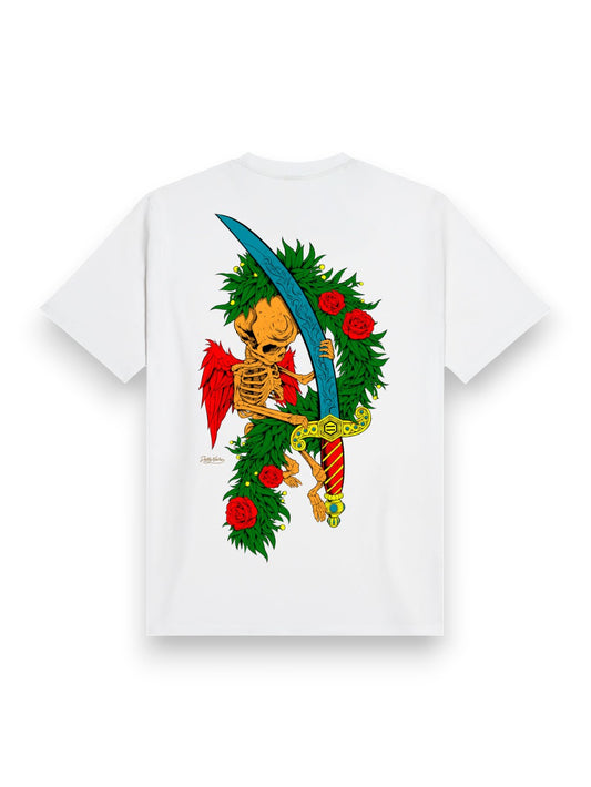 Dolly Noire Asso Di Spade Tee White - T-Shirt Uomo - Bianco