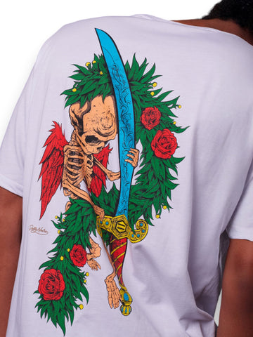 Dolly Noire Asso Di Spade Tee White - T-Shirt Uomo - Bianco