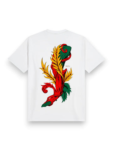 Dolly Noire Asso Di Bastoni Tee White - T-Shirt Uomo - Bianco
