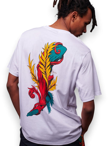 Dolly Noire Asso Di Bastoni Tee White - T-Shirt Uomo - Bianco