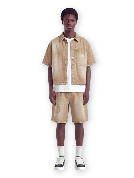 Dont Waste Culture Florayne - Shorts Uomo - Beige