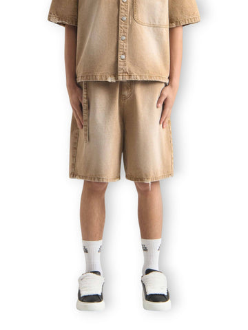 Dont Waste Culture Florayne - Shorts Uomo - Beige