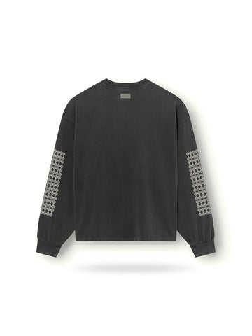 Dont Waste Culture Himariyu Longsleeve2 - T-Shirt Uomo - Grigio