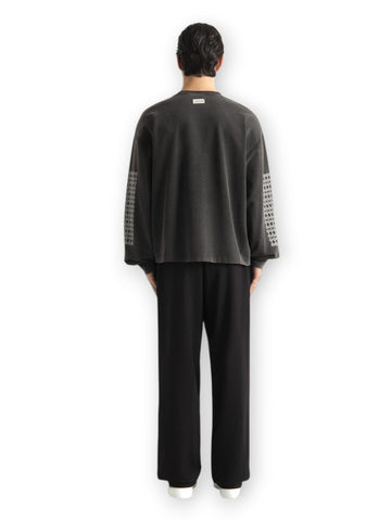 Dont Waste Culture Himariyu Longsleeve2 - T-Shirt Uomo - Grigio