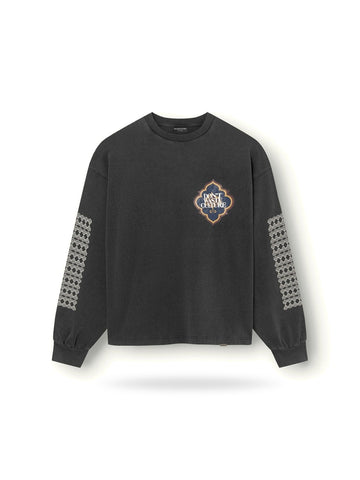 Dont Waste Culture Himariyu Longsleeve2 - T-Shirt Uomo - Grigio