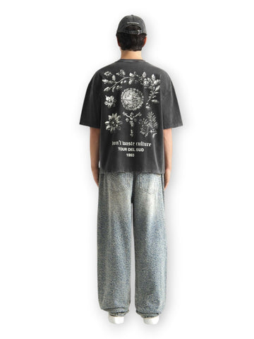 Dont Waste Culture Olivinne T-Shirt - T-Shirt Uomo - Grigio